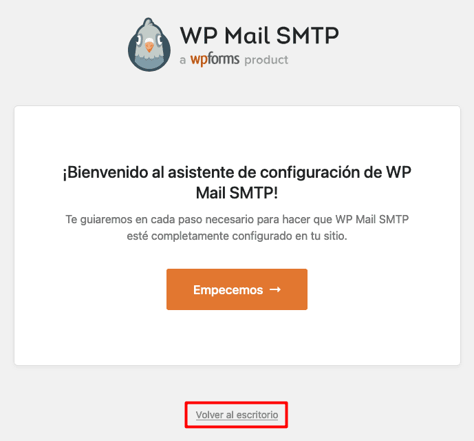 asistente configurar gmail smtp