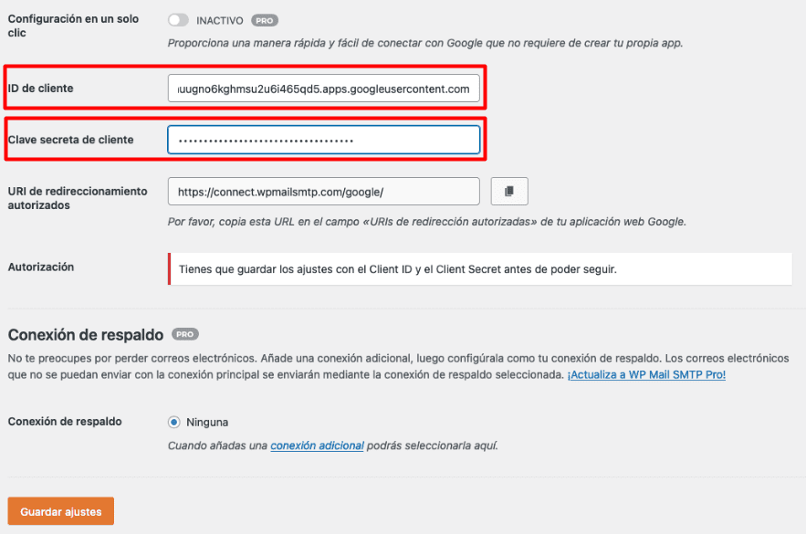 configurar envíos de gmail por smtp usando el plugin wp mail smtp